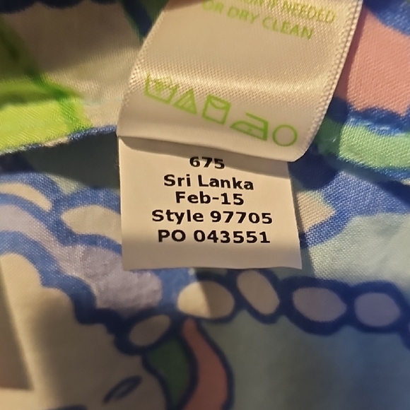 Lilly Pulitzer Vibrant Blue and Green Dress - Picture 5 of 6